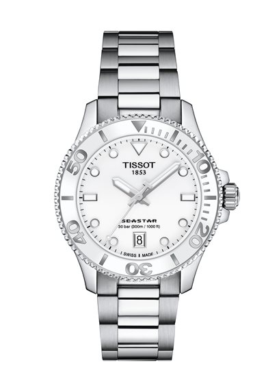 Orologio Tissot Donna Seastar in Acciaio T120.210.11.011.00 - T120.210.11.011.00